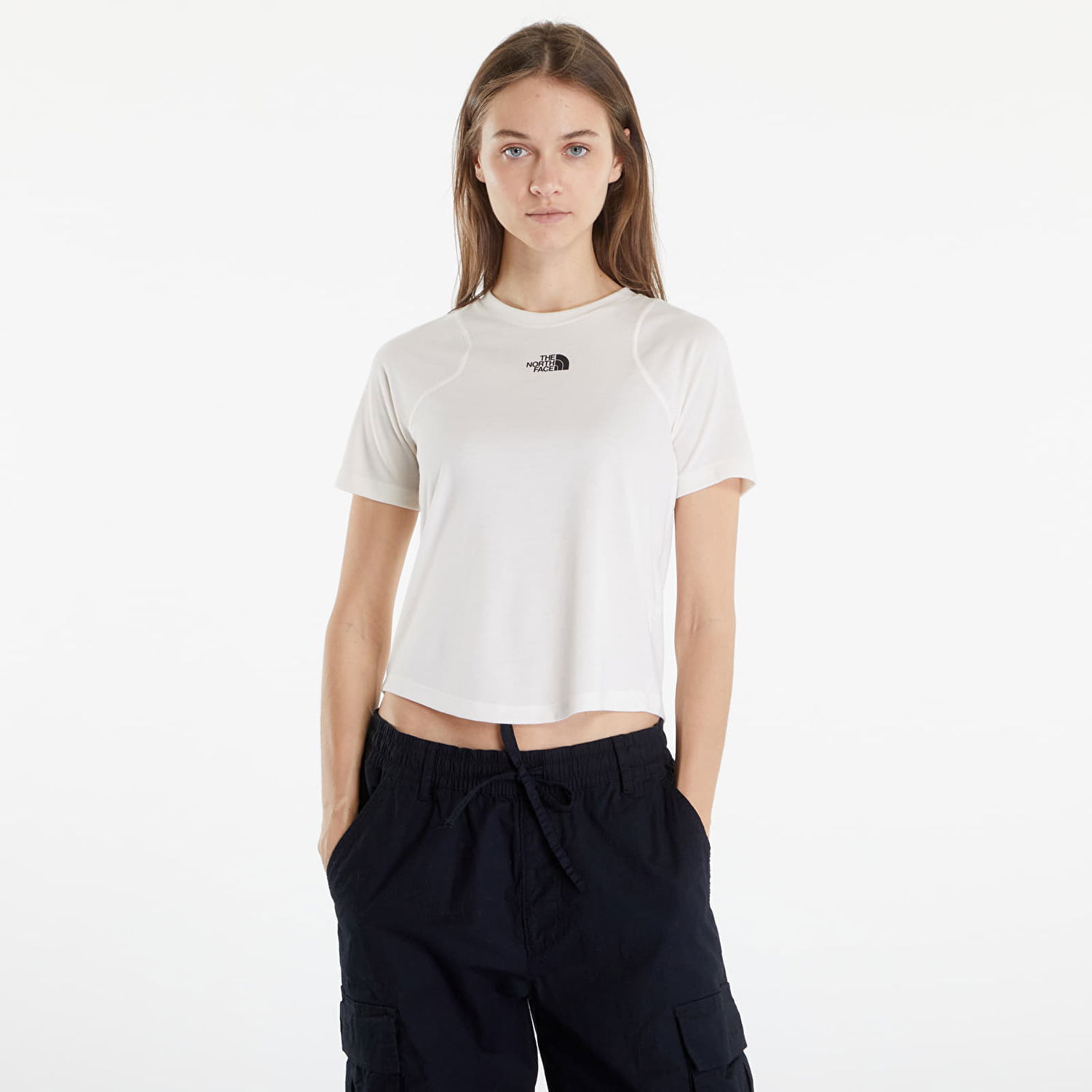 Tričko The North Face T-Shirt Foundation Raglan Tee White Dune Light Heather Biela | NF0A87FNQNI1, 0