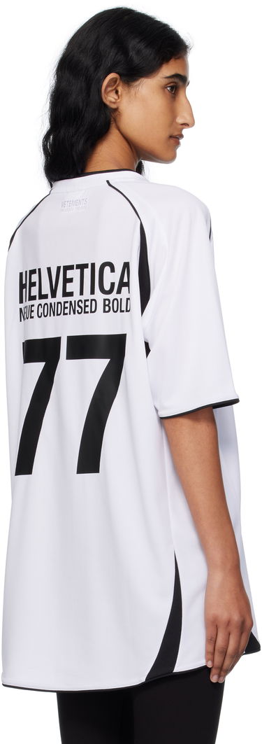 Dres VETEMENTS Vetements 'Trademark' Football T-Shirt Biela | UH76TR500W, 2