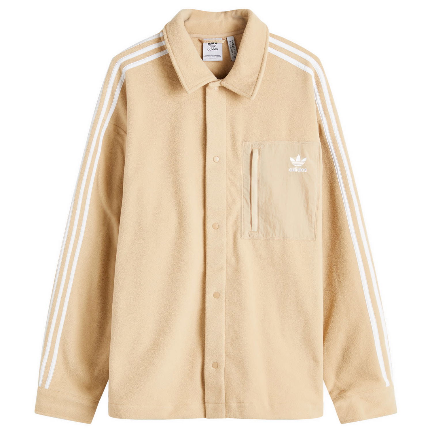 Košeľa adidas Originals Polar Shirt Size Large Béžová | IX5219, 0