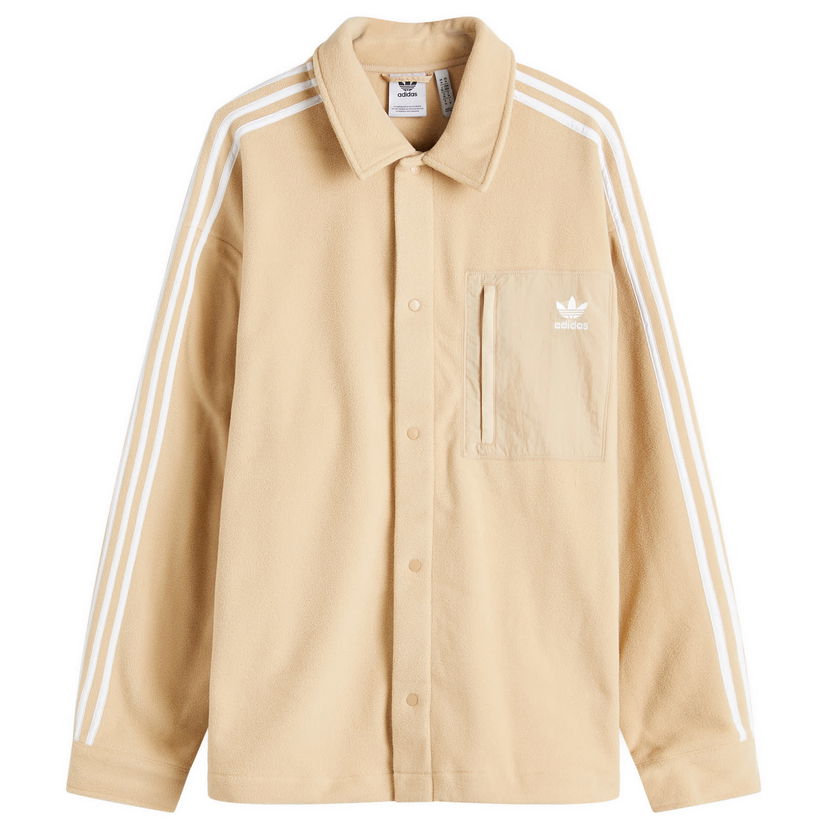 Košeľa adidas Originals Polar Shirt Size Large Béžová | IX5219
