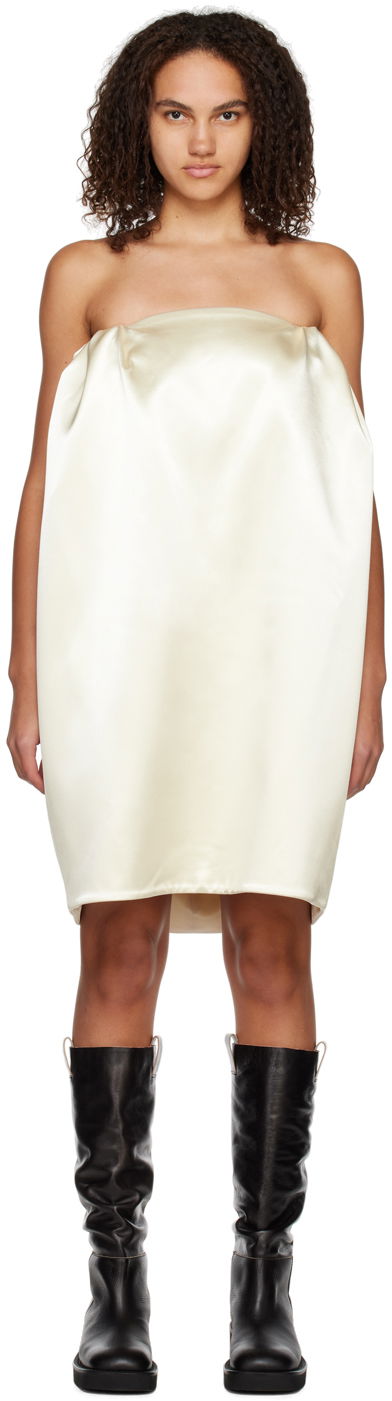 Šaty We11done Volume Mini Dress Biela | WD-OP3-22-180-W-IV, 0