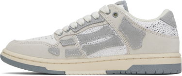 Tenisky a topánky AMIRI Crystal Suede Skel Top Low Biela | AWFOSR1091, 2