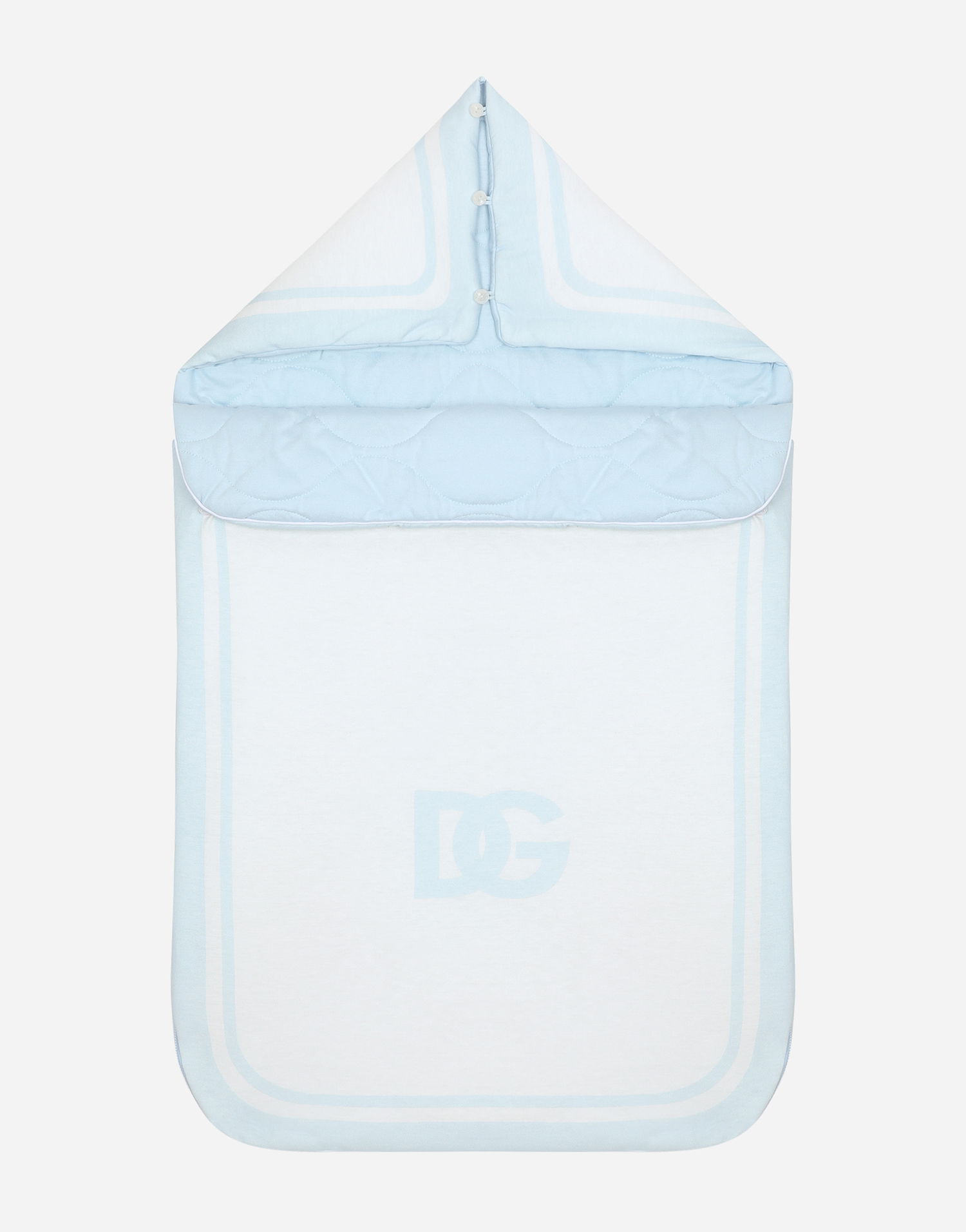 Šaty Dolce & Gabbana Dolce & Gabbana Jersey Sleep Sack with DG Logo Modrá | LNJAD8G7L5FS9001, 0