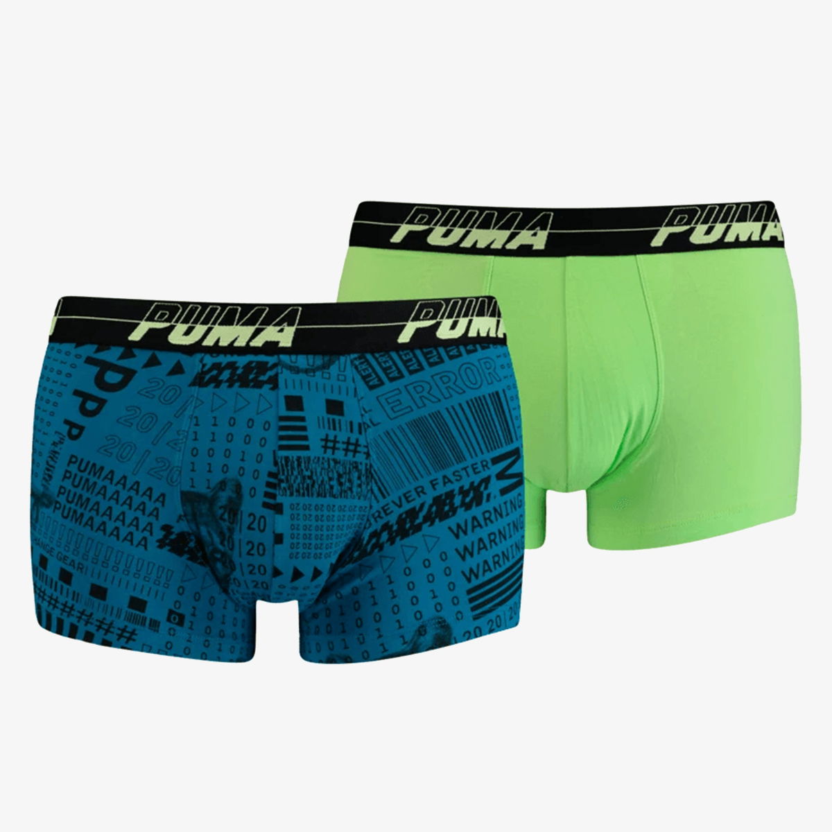 Boxerky Puma Activism AOP Trunk (2 Pack) Zelené | 907831-04, 0