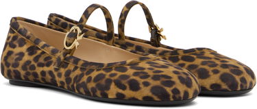 Tenisky a topánky Gianvito Rossi Carla Ballerina Flats Hnedá | G22223-05GOM-CMD, 3