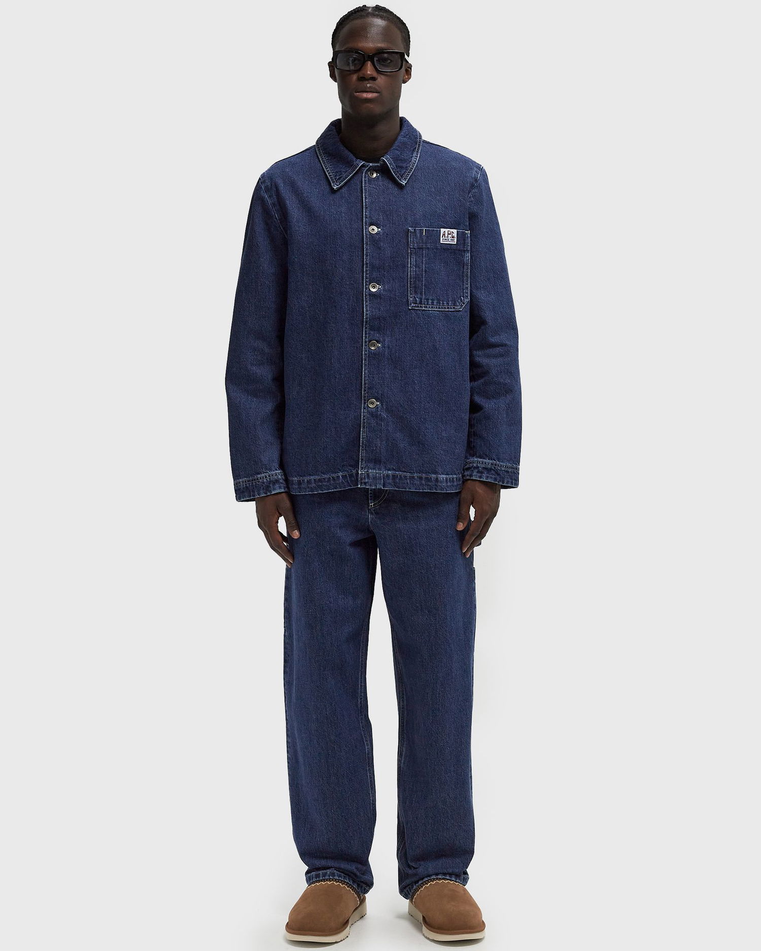 Košeľa A.P.C. Denim Chore Jacket Navy | COHET-H02994-IAL, 1