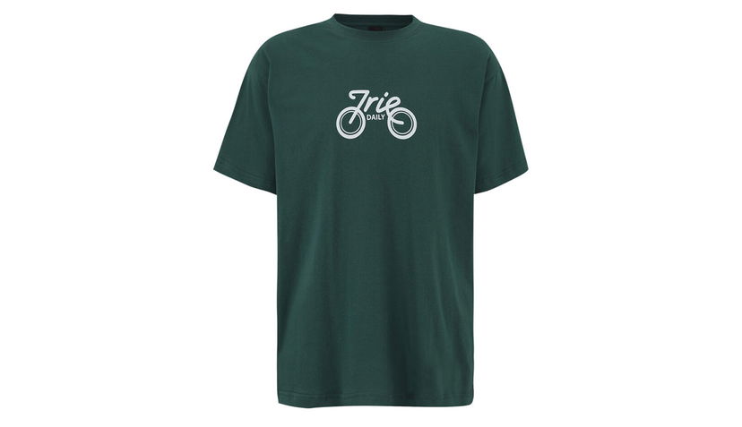 Tričko Irie Daily Daily Bike T-Shirt Zelené | 115D56B-447