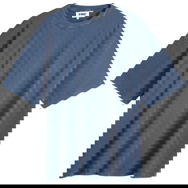 Tričko YMC Triple T-Shirt Modrá | P6XAB-40, 1