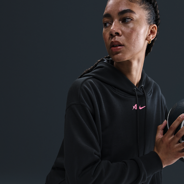 Mikina Nike A'ja Wilson Cropped Basketball Hoodie Čierna | HM7707-011, 2