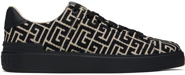 Tenisky a topánky Balmain Balmain B-Court Jacquard Monogram Béžová | DM1VI288TJCM, 0