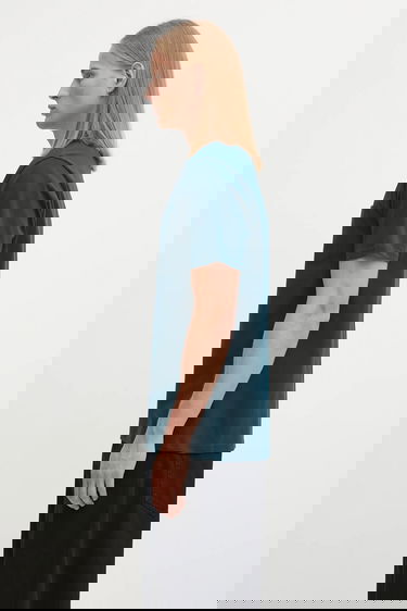 Tričko Carhartt WIP Short Sleeve Pocket T-Shirt Tyrkysová | I030434.0AUXX, 1