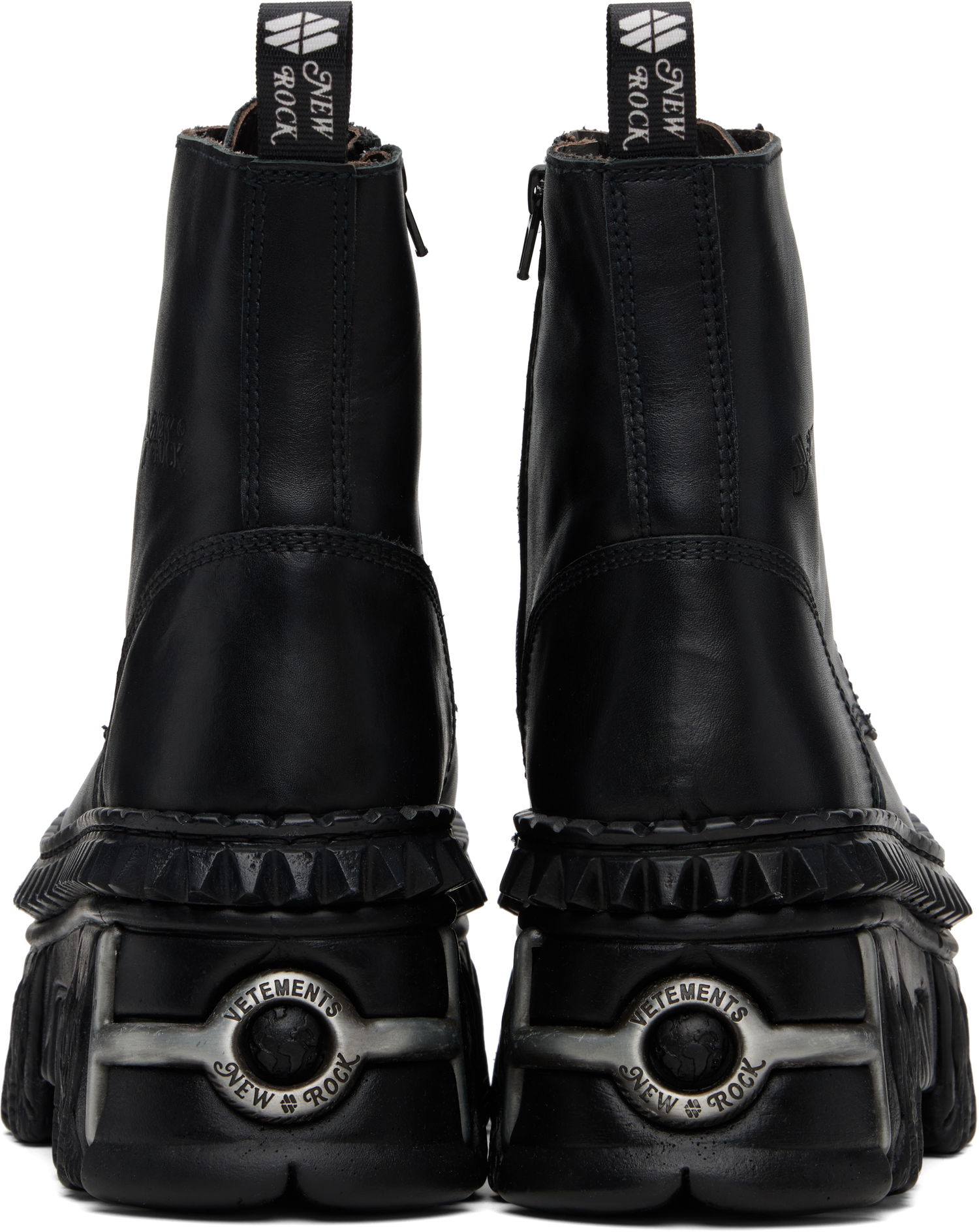 Tenisky a topánky VETEMENTS VETEMENTS New Rock Edition Combat Boots Čierna | UE64BO220B, 1