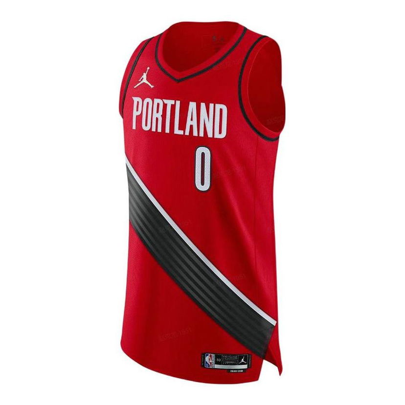 Dres Nike Portland Trail Blazers Damian Lillard Statement Edition Authentic Jersey Červená | DB3495-657