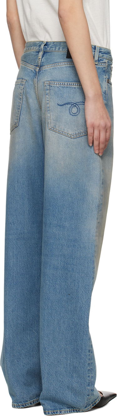 Džínsy R13 R13 D'Arcy Loose Jeans Modrá | R13WD038-D306A, 2