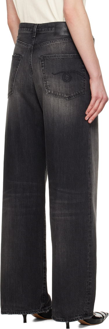 Džínsy R13 R13 D'Arcy Loose Jeans Čierna | R13WD038-D284A, 2