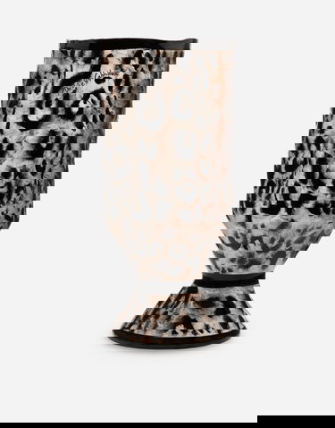 Home decor Dolce & Gabbana Dolce & Gabbana Outdoor Large Leopard Print Vase Rôznofarebný | TCC032TCAC1UL003, 0