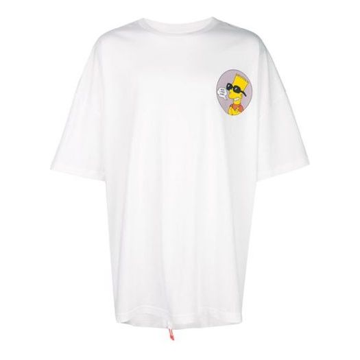 Tričko Off-White Bart Simpson Oversize T-Shirt Biela | OMAA066S191850330188