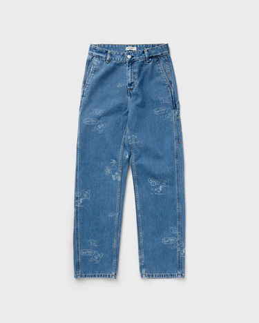 Džínsy Carhartt WIP WMNS Stamp Pant Modrá | I033742-2LN.35, 0