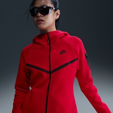 Mikina Nike Sportswear Tech Fleece Windrunner Full-Zip Hoodie Červená | HV6747-657, 0