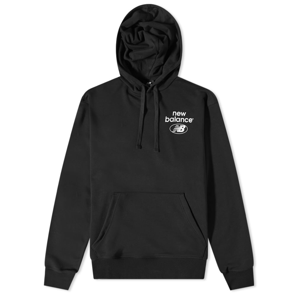 Mikina New Balance Essentials Hoody Čierna | MT31514-BK, 0