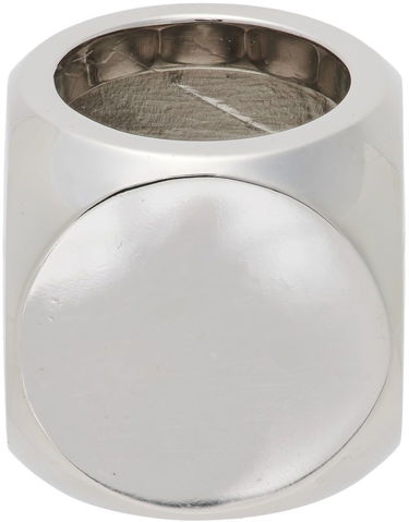 Prsteň We11done We11done Logo Dice Ring Metalická | WD-AJ1-22-704-U-WH, 4