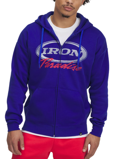 Mikina Under Armour Under Armour Project Rock Icon Fleece Full-Zip Hoodie Modrá | 1389914-400, 0