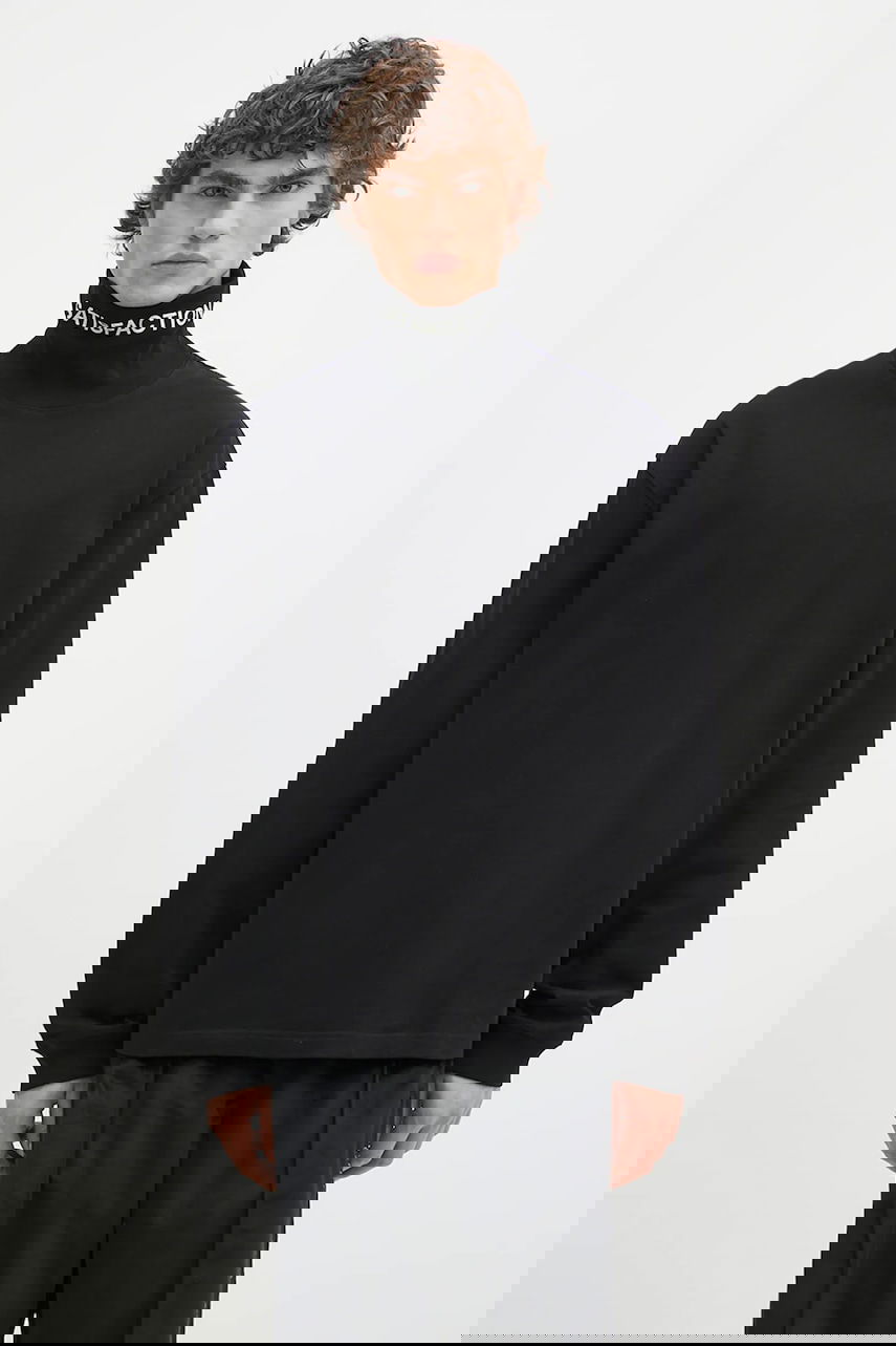 Tričko Pleasures Long-sleeved Cotton Satisfaction Turtleneck Čierna | P24W026, 0