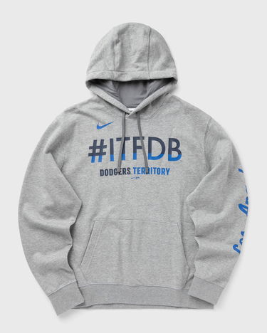 Mikina Nike Los Angeles Dodgers City Connect Club Hoodie Šedá | 01D1-06G-LD-N0Z, 1