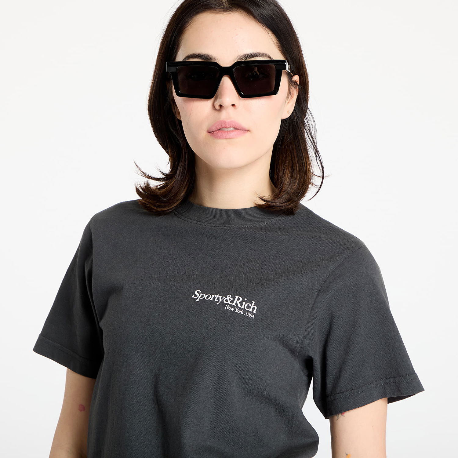 Tričko Sporty & Rich Sporty & Rich HWCNY T-Shirt Čierna | TO043622016BA02, 1