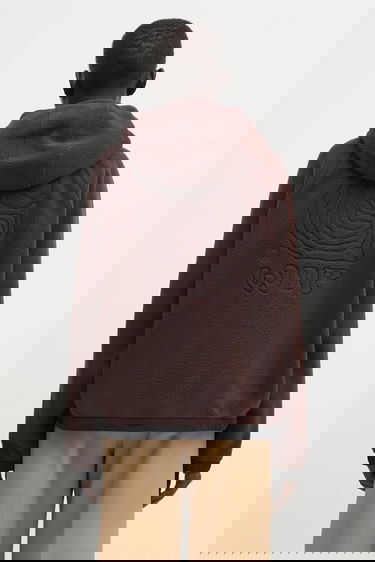 Bunda Carhartt WIP Hooded Helix Fleece Jacket Hnedá | I035461.3ANXX, 2