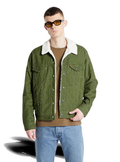 Bunda Levi's Type III Sherpa Trucker Jacket Zelené | 16365-0226