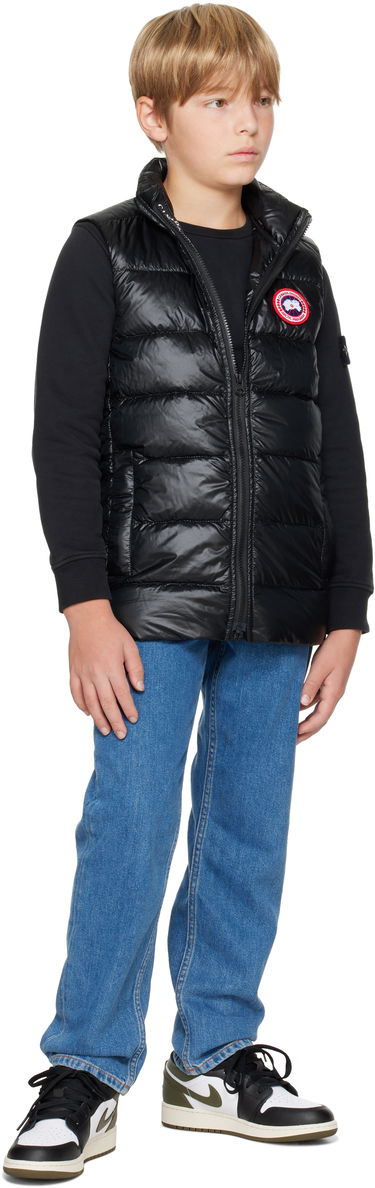 Vesta Canada Goose Kids' Crofton Down Vest Čierna | 5472Y, 3