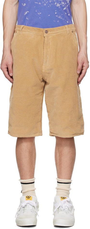 Šortky ERL Corduroy Three-Pocket Shorts Béžová | ERL06P006, 0