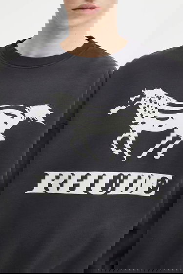 Mikina Rhude Dinero sweatshirt with horse print Čierna | RHFW25ST04012, 3