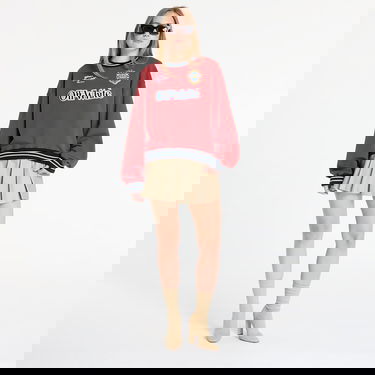 Mikina Off-White Off-White Sporty Over Crew Sweatshirt Vínová | OWBA075F25FLE0032610, 4
