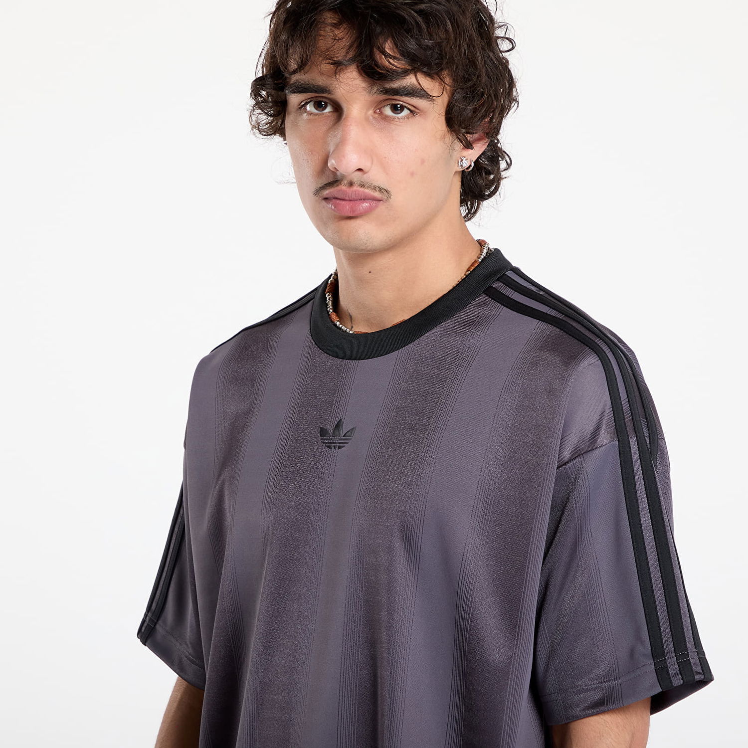 Tričko adidas Performance Adicolor Jersey T-Shirt Fialová | JW5880, 1