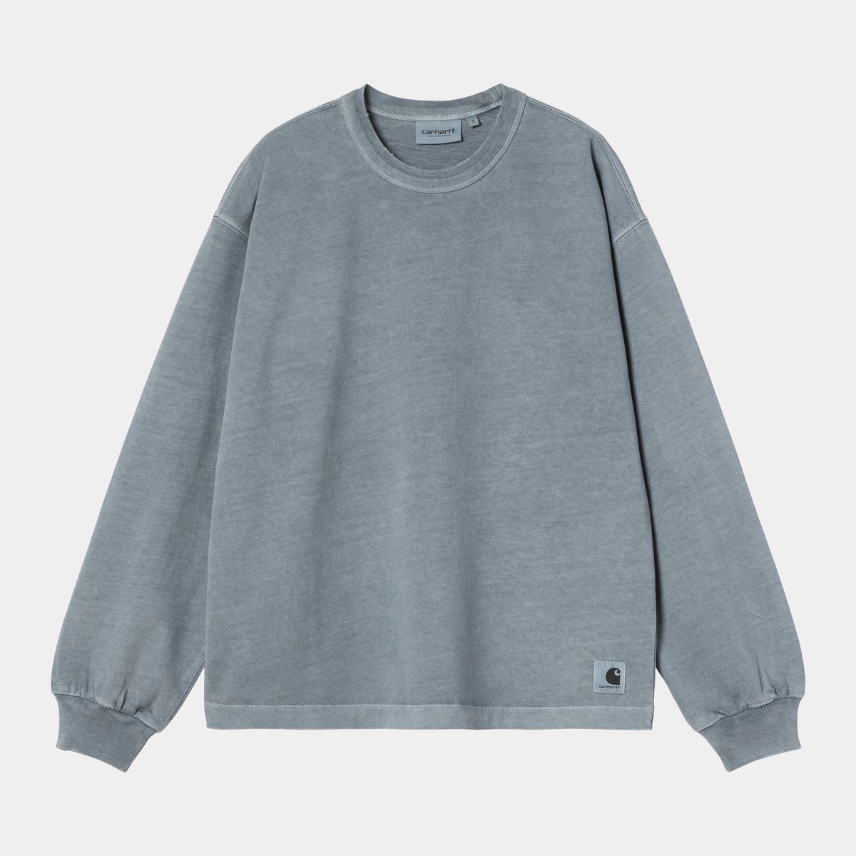 Tričko Carhartt WIP Torion Long Sleeve T-Shirt Grind Wash Modrá | I036043_5, 0