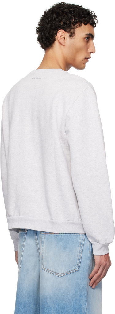 Sveter Acne Studios Acne Studios Crew Neck Fleece Sweatshirt Šedá | CI0186-, 2