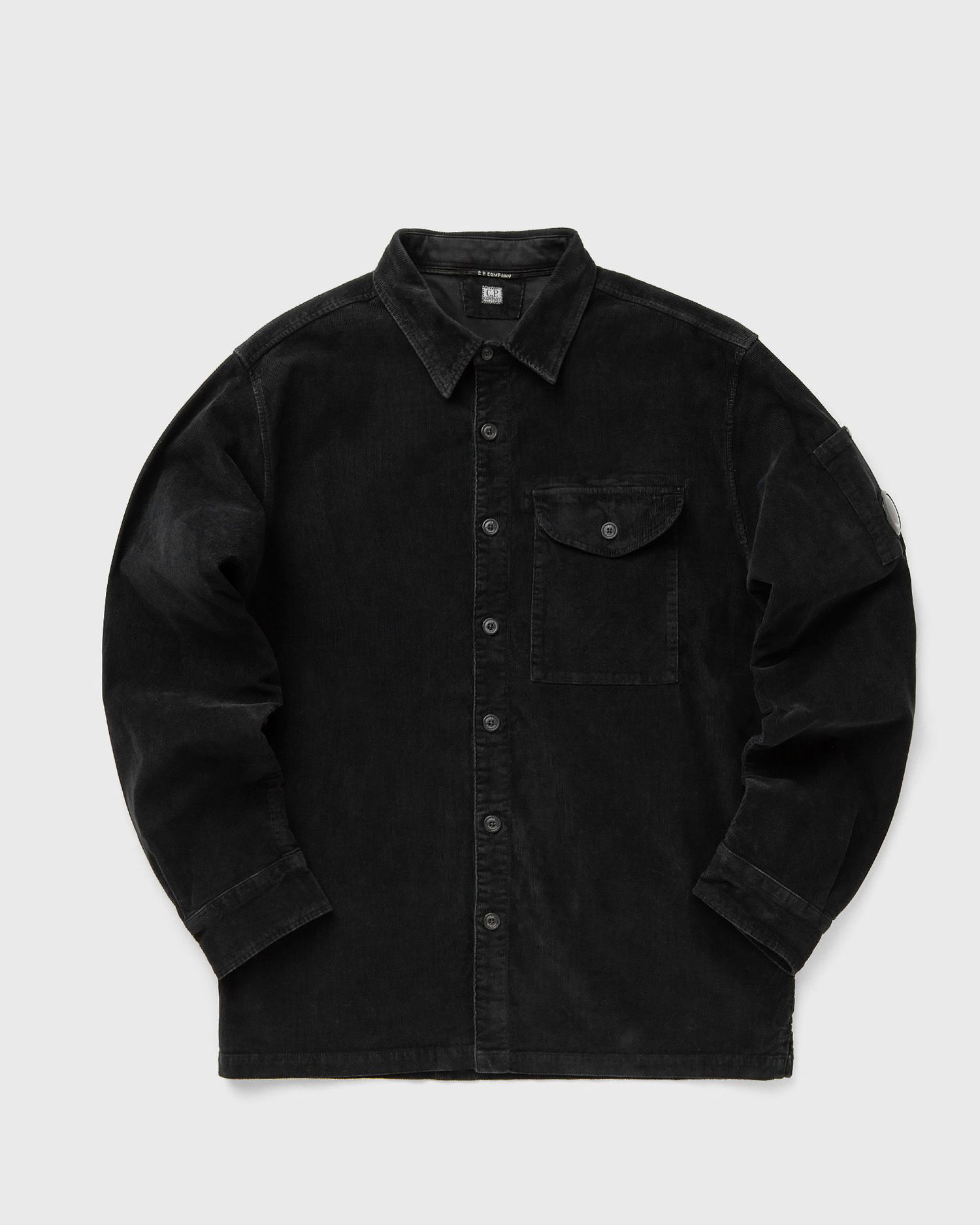 Košeľa C.P. Company Corduroy Long Sleeve Shirt Čierna | 19CMSH071A006410O-999, 1