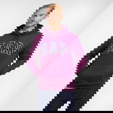 Mikina GAP Logo Hoodie Vínová | 796457-00, 0