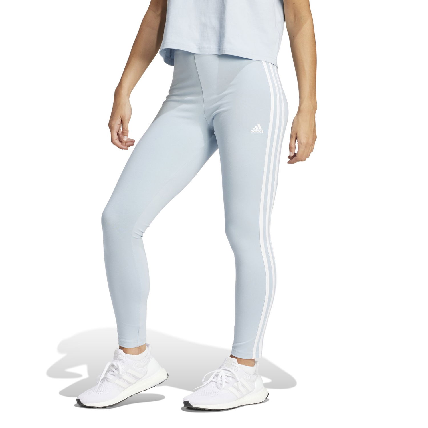 Nohavice a džínsy adidas Performance adidas W 3S HW LG L Modrá | IR5332, 1