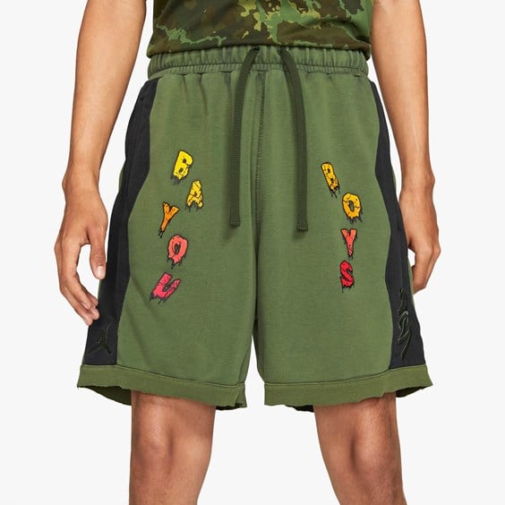 Šortky Jordan Brand Zion Fleece Shorts Zelené | DJ4676-335, 0
