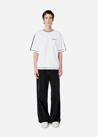 Tričko AXEL ARIGATO Seam Relaxed Fit T-Shirt Biela | A2975002, 4