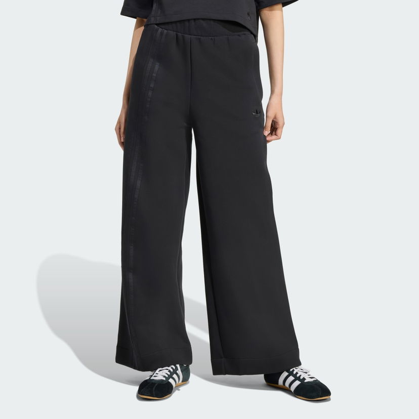 Nohavice adidas Performance Off Placed 3-Stripes Wide Leg Pants Čierna | JX2733