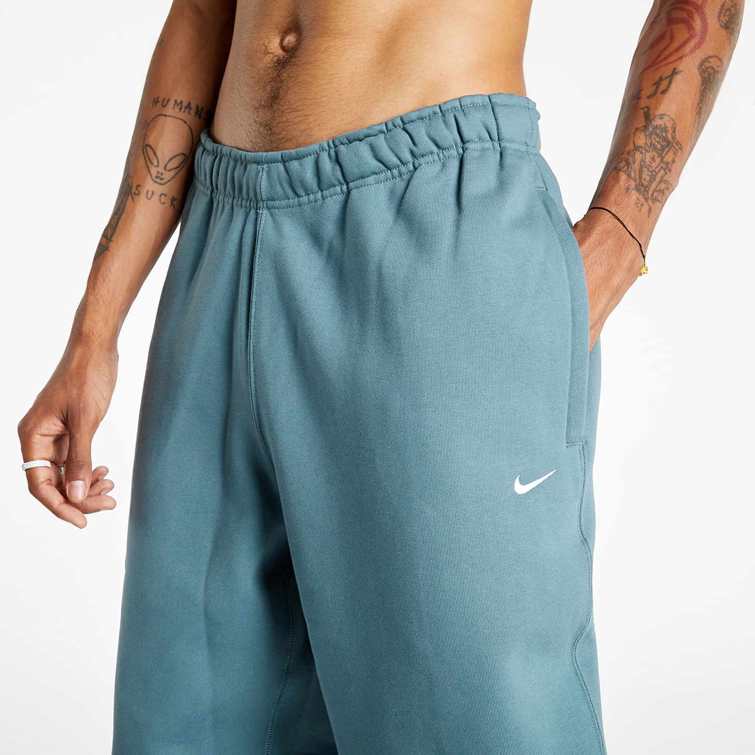 Tepláky Nike Lab NRG Solo Swoosh Fleece Pant Modrá | CW5460-387, 1