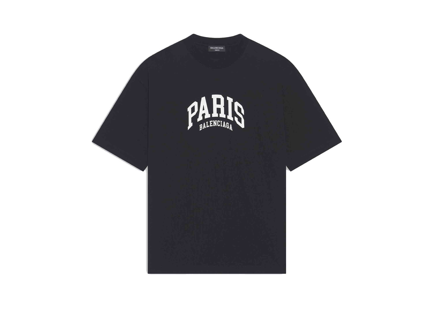 Tričko Balenciaga Cities Paris Medium Fit T-shirt Čierna | 612966TLVL71070, 0