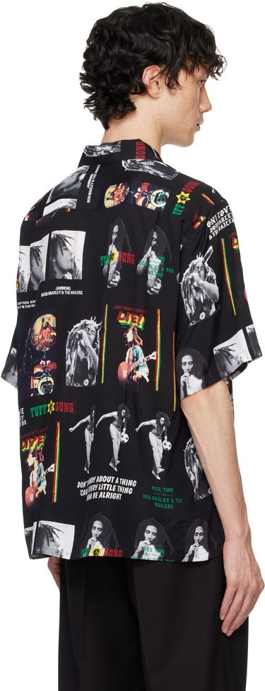 Košeľa WACKO MARIA WACKO MARIA Bob Marley Print Short Sleeve Shirt Čierna | BOBMARLEY-WM-HI09, 2