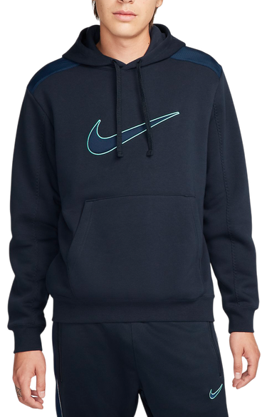 Mikina Nike Nike BB Fleece Hoodie Navy | fn0247-475, 0
