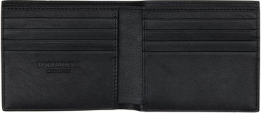 Peňaženka DSQUARED2 Dsquared2 Heritage Leather Wallet Čierna | WAM0075_12900001, 2