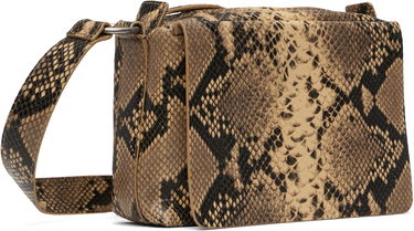 Taška cez rameno Dries Van Noten Dries Van Noten Snakeskin Crossbody Bag Béžová | 251-021512-397, 1
